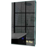 Specchio LED Verticale | Pulsante touch | Luce bianca calda - Reyze Serie Motivated Modello 6